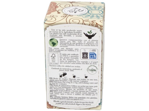 Te Verde Sin Teina Infusion 20Bolsitas. Bio