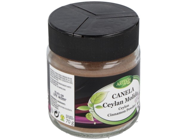 Especia De Canela Ceylan Xl Molida 70Gr. Bio