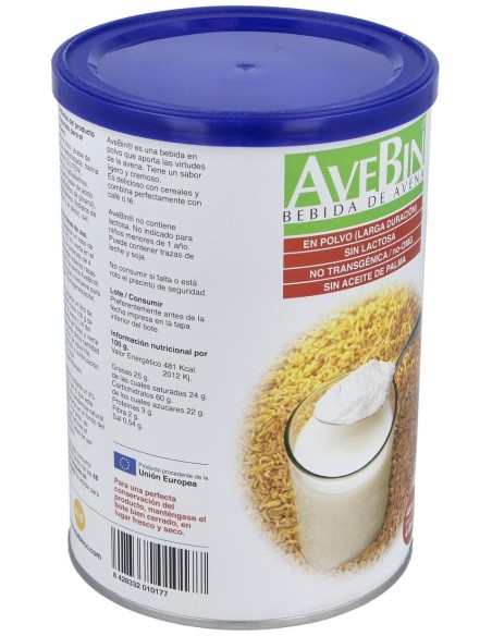 Sabinco Avebin Bebida Avena Polvo 400G