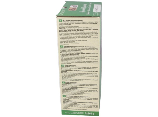 Ecomil Leche Ecológica De Almendra Instantánea...