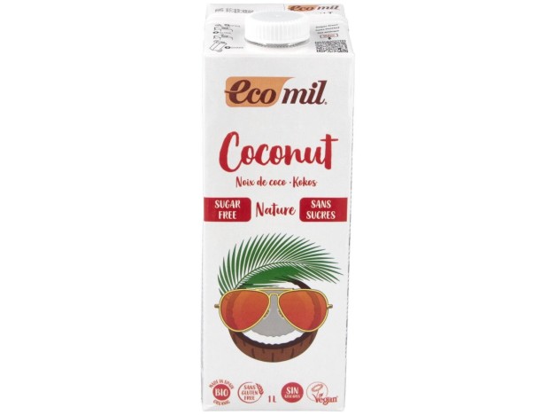 Ecomil Bebida De Coco Nature 1Lt 6Uds. Bio S/A