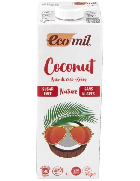 Ecomil Bebida De Coco Nature 1Lt 6Uds. Bio S/A
