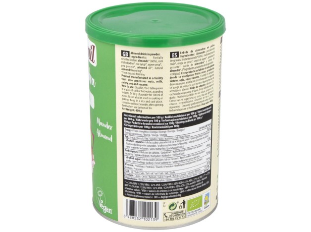 Ecomil Leche Ecológica De Almendra Instantánea...