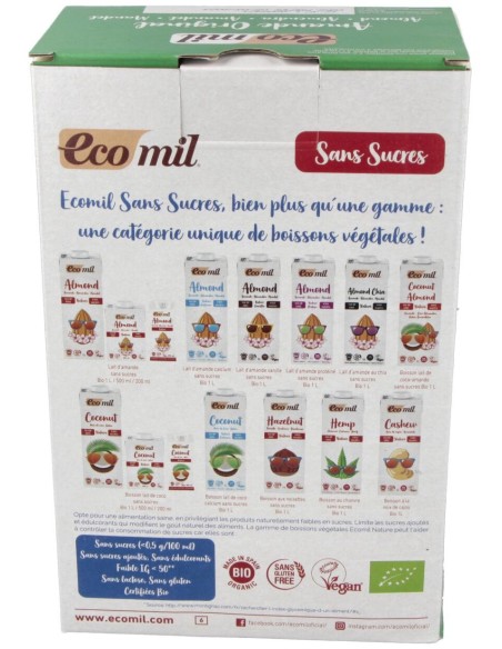 Ecomil Leche Ecológica De Almendra Instantánea 800G