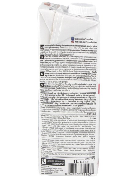 Ecomil Bebida De Coco Nature 1Lt 6Uds. Bio S/A