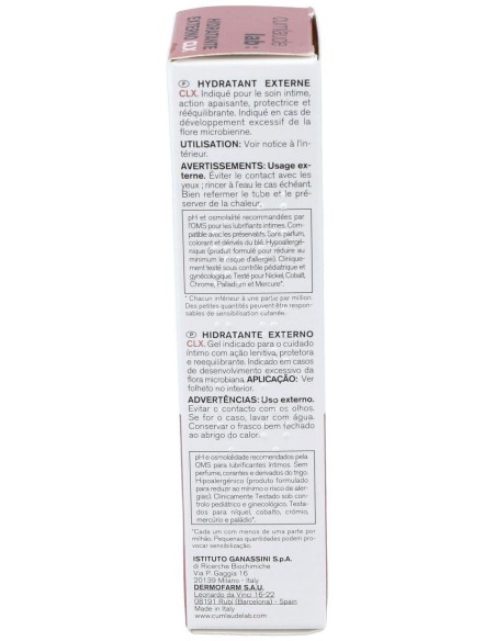 Cumlaude Lab Clx Hidratante Externo Gel Íntimo 30Ml