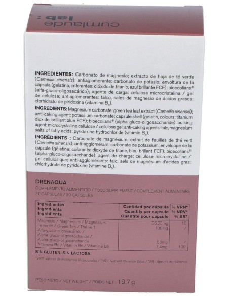 Drenaqua Complemento Alimenticio Cápsulas 30 U