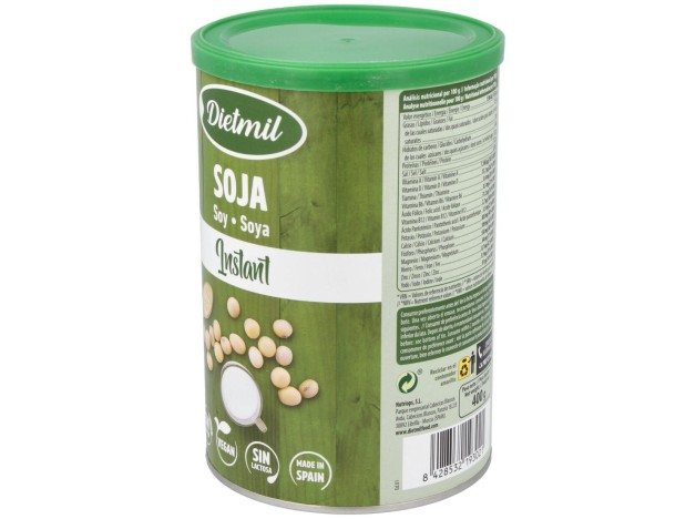 Diemil Leche De Soja En Polvo Instantaneo 400Gr