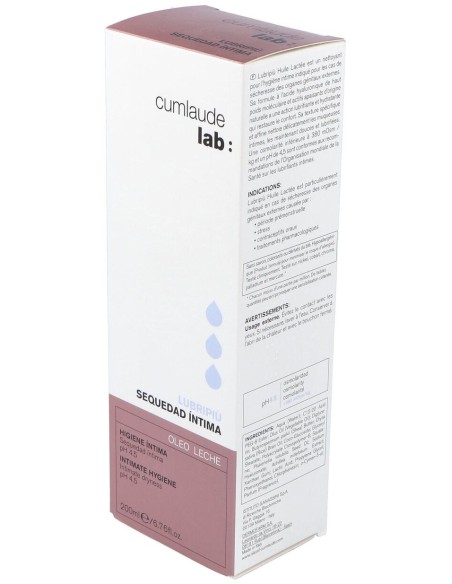 Cumlaude Lab Lubripiù Higiene Íntima Oleo Leche, 200 Ml
