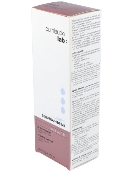 Cumlaude Lab Lubripiù Higiene Íntima Oleo Leche, 200 Ml