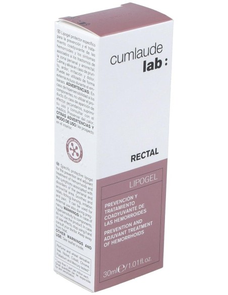 Rectal Lipogel Prevención Hemorroides 30 Ml