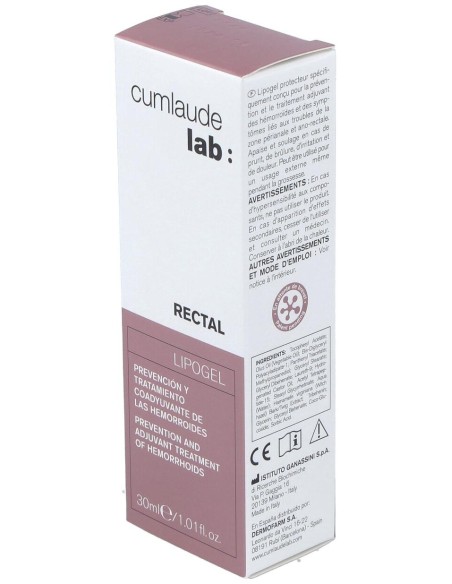 Rectal Lipogel Prevención Hemorroides 30 Ml