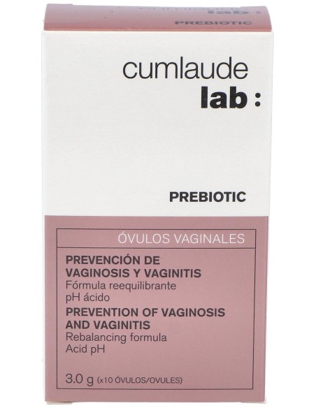 Cumlaude Lab Prebiotic Óvulos Vaginales, 10 Óvulos