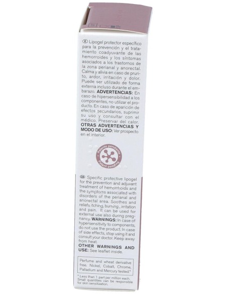 Rectal Lipogel Prevención Hemorroides 30 Ml