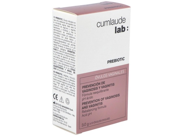 Cumlaude Lab Prebiotic Óvulos Vaginales, 10 Óvulos