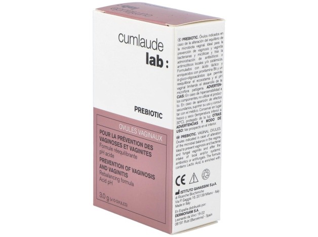 Cumlaude Lab Prebiotic Óvulos Vaginales, 10 Óvulos