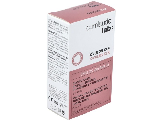 Cumlaude Óvulos Vaginales Clx, 10 Óvulos