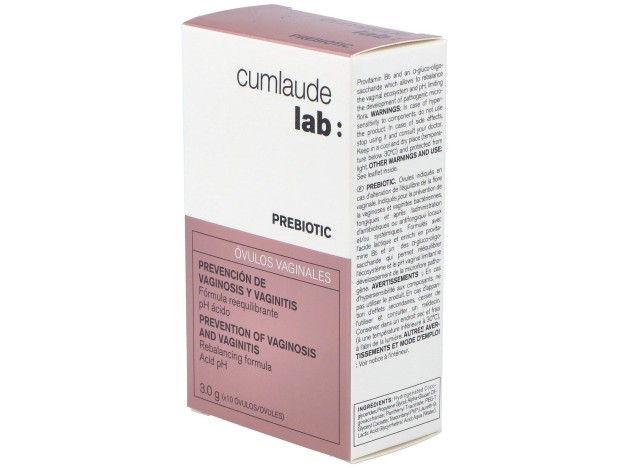 Cumlaude Lab Prebiotic Óvulos Vaginales, 10 Óvulos