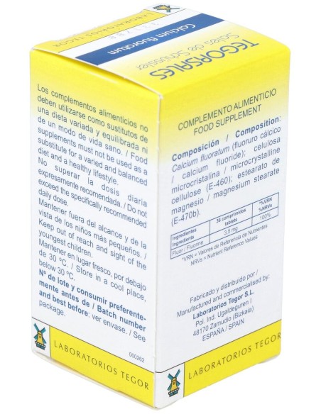 Calcium-Fluor.D12 Tegorsales (Nº1) 350 Comp.20G