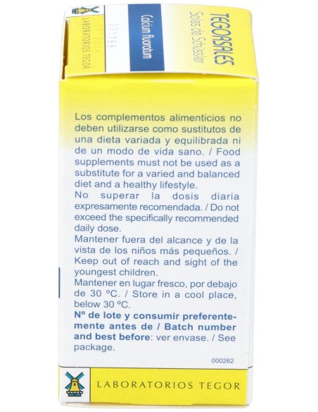 Calcium-Fluor.D12 Tegorsales (Nº1) 350 Comp.20G