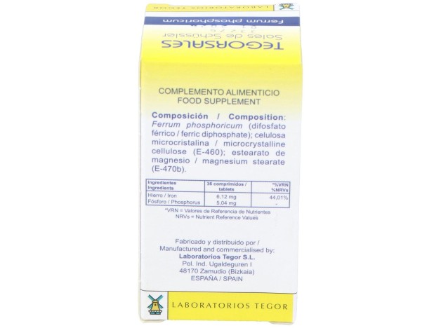 Tegor Tegor Sal 3 Ferrum Phosphoricum 350Comps