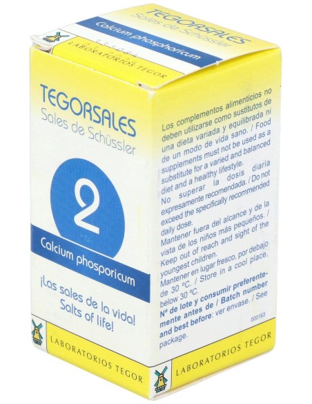 Calcium-Phosp.D6 Tegorsales (Nº2) 350 Comp.20G
