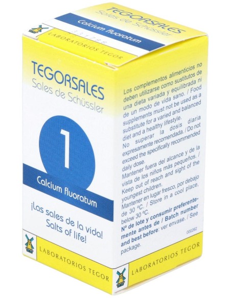 Calcium-Fluor.D12 Tegorsales (Nº1) 350 Comp.20G