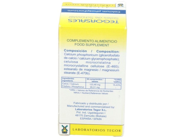Calcium-Phosp.D6 Tegorsales (Nº2) 350 Comp.20G