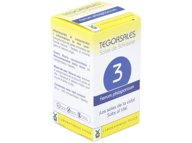 Tegor Tegor Sal 3 Ferrum Phosphoricum 350Comps