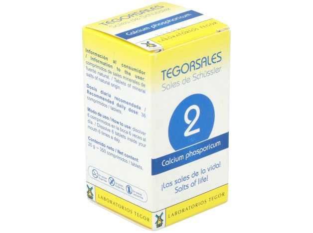 Calcium-Phosp.D6 Tegorsales (Nº2) 350 Comp.20G