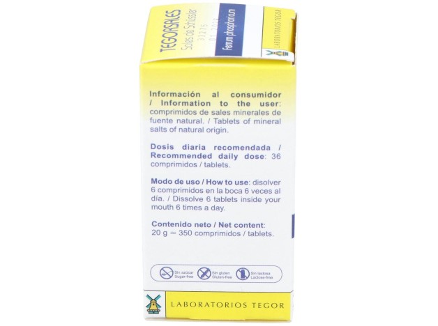 Tegor Tegor Sal 3 Ferrum Phosphoricum 350Comps