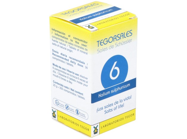 Tegor Tegor Sal 6 Kalium Sulphuricum 350Comps