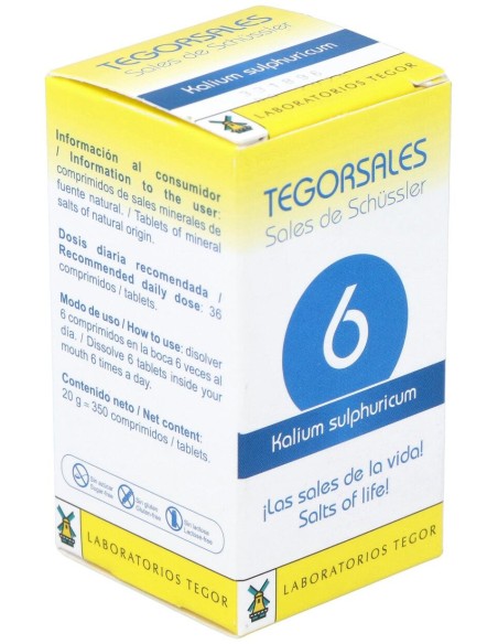 Tegor Tegor Sal 6 Kalium Sulphuricum 350Comps