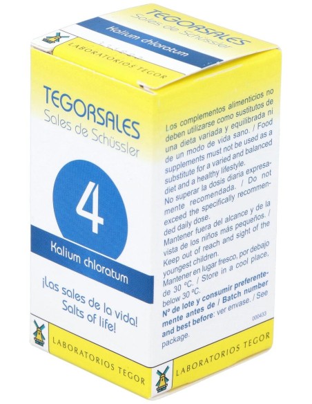 Kalium-Chlor.D6 Tegorsales (Nº4) 350 Comp.20G