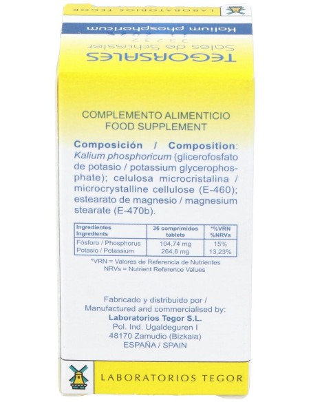 Tegor Tegorsal 5 Kalium Phosphoricum 350Comps