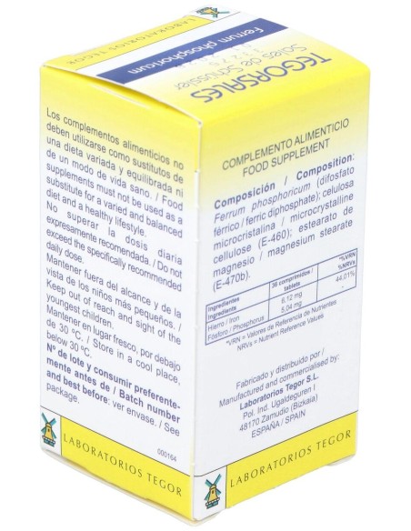 Tegor Tegor Sal 3 Ferrum Phosphoricum 350Comps