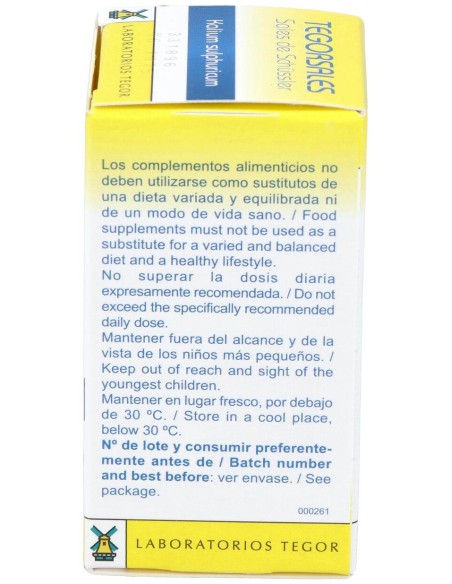 Tegor Tegor Sal 6 Kalium Sulphuricum 350Comps