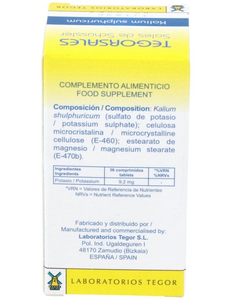 Tegor Tegor Sal 6 Kalium Sulphuricum 350Comps