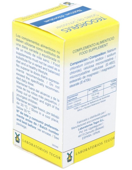 Natrium-Chlor.D6 Tegorsales (Nº8) 350 Comp.20G