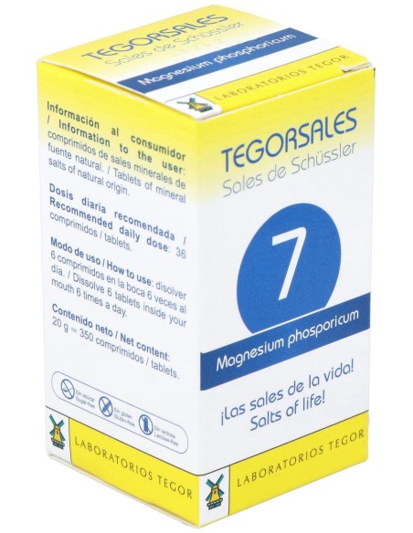 Magnesium-Phos.D6 Tegorsales (Nº7) 350 Comp.20G