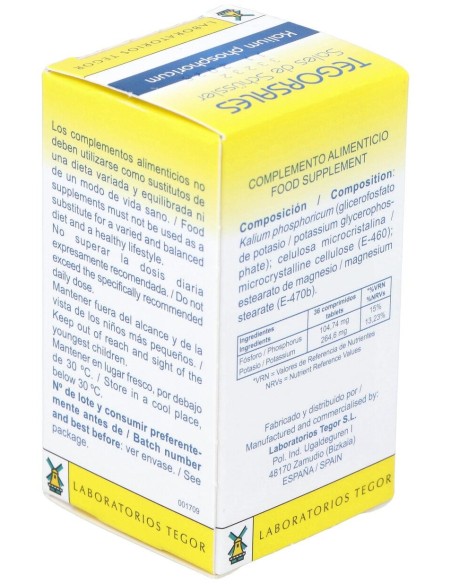 Tegor Tegorsal 5 Kalium Phosphoricum 350Comps