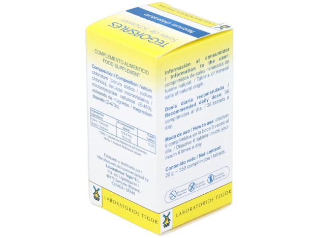 Natrium-Chlor.D6 Tegorsales (Nº8) 350 Comp.20G