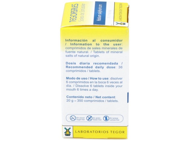 Tegor Tegor Sal 6 Kalium Sulphuricum 350Comps