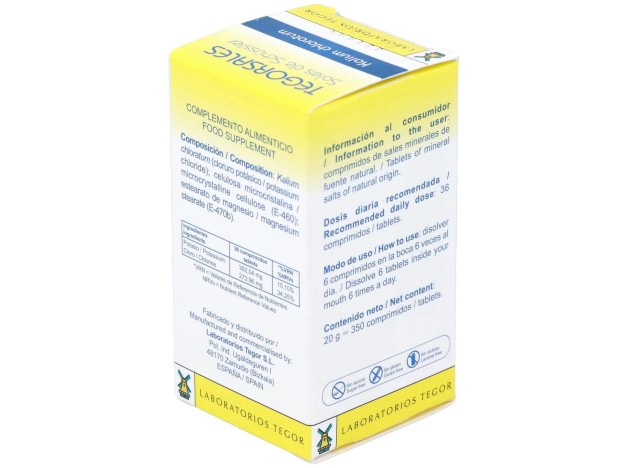 Kalium-Chlor.D6 Tegorsales (Nº4) 350 Comp.20G