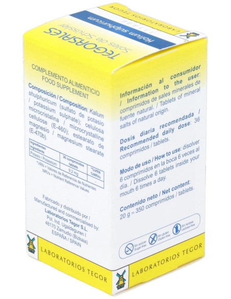 Tegor Tegor Sal 6 Kalium Sulphuricum 350Comps
