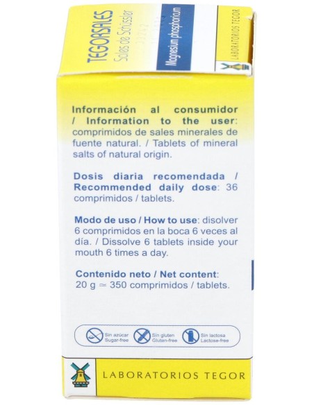 Magnesium-Phos.D6 Tegorsales (Nº7) 350 Comp.20G