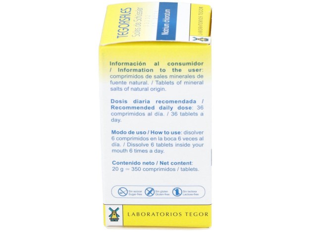 Natrium-Chlor.D6 Tegorsales (Nº8) 350 Comp.20G