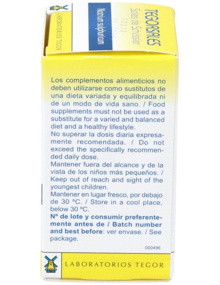 Natrium-Sulf.D6 Tegorsales (Nº10) 350 Comp.20G