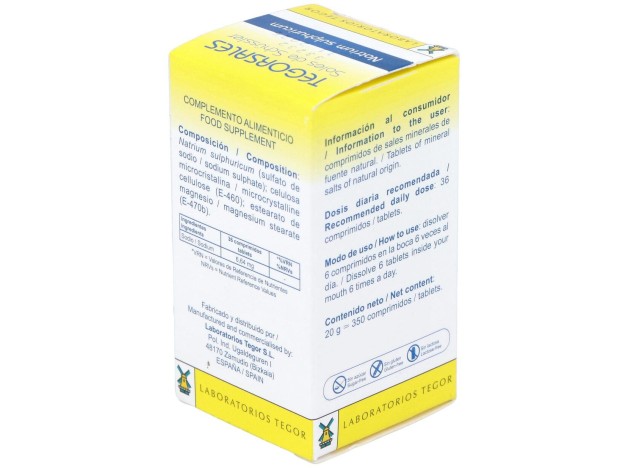 Natrium-Sulf.D6 Tegorsales (Nº10) 350 Comp.20G