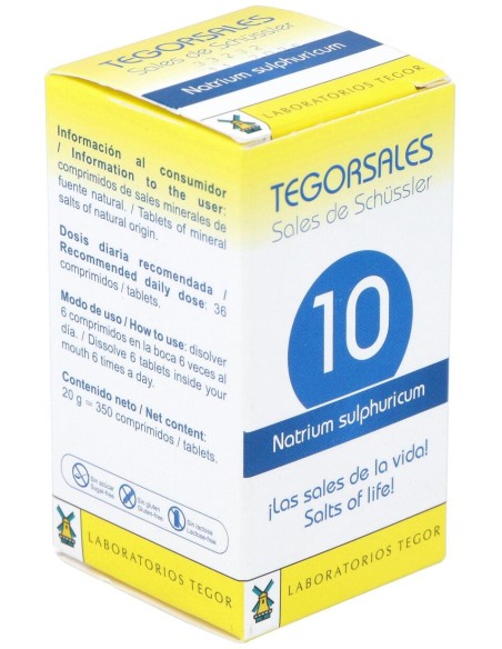 Natrium-Sulf.D6 Tegorsales (Nº10) 350 Comp.20G